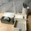 Post-it Note Holder Desk Organizer- Industrial - Image 1